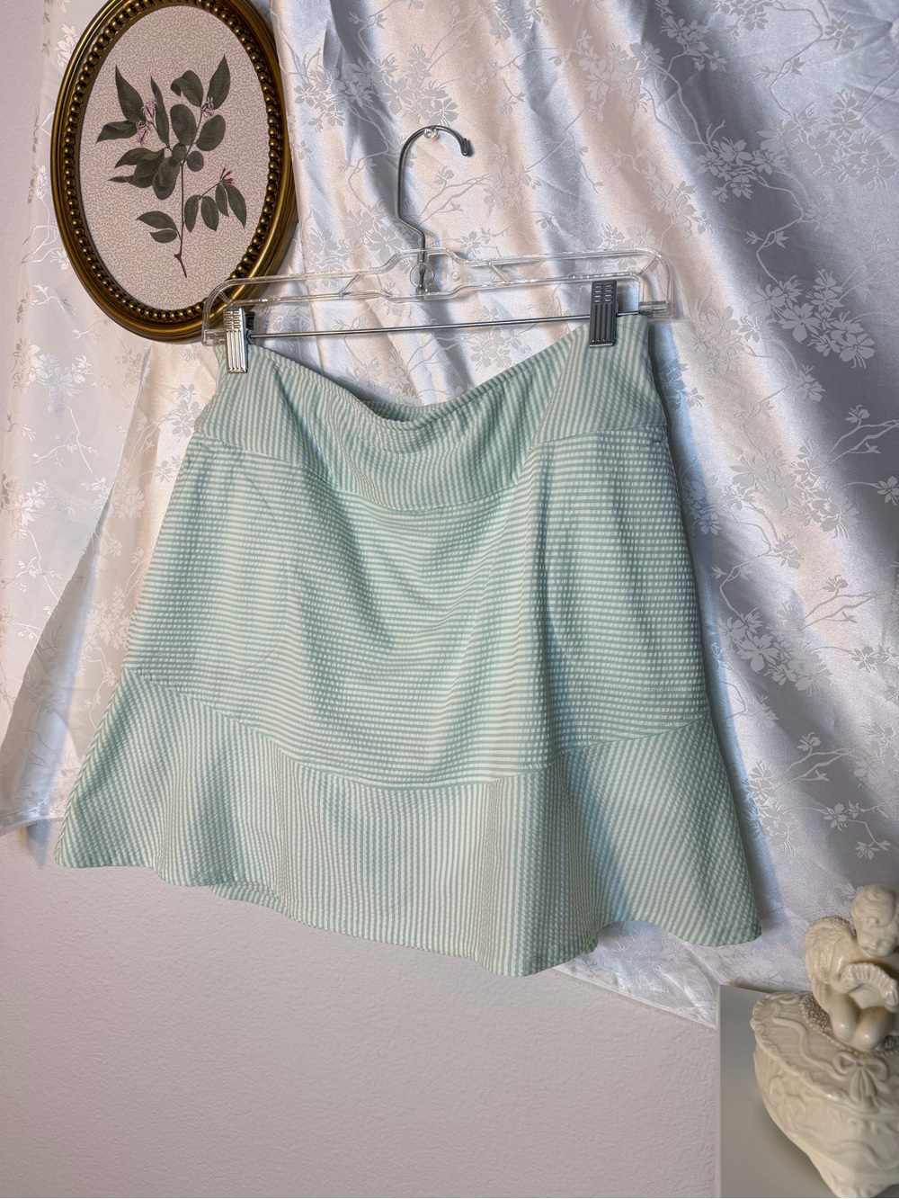 Fairway & Greene Mint Green Mini Skirt